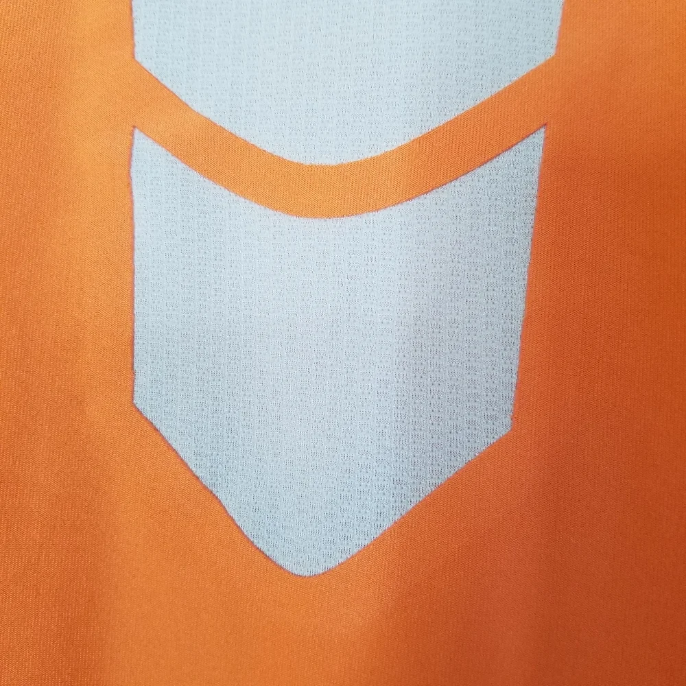 Nike‎ Golf Fit Dry Orange Polo Short Sleeve Shirt Size: XXL